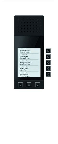 TCS audio ingebouwde display functiemodule serie ADX5 voor maximaal 30 wooneenheden, ADI59010-0057