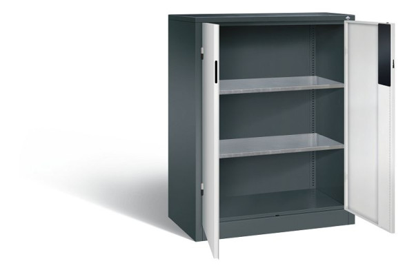 C+P gereedschapskast Acurado, H1200xW930xD500mm, kleur: antracietgrijs/lichtgrijs, verzonken handgreep, 8521-052 S10234
