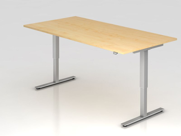 Hammerbacher elektrisch zit-sta bureau 200x100cm esdoorn, werkhoogte 72 - 119 cm, VXMST2E/3/S