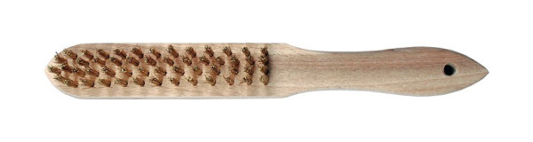 Projahn draadborstel messing gegolfd 3 rijen, diameter 0.25 - 0.30 mm, 3377-3