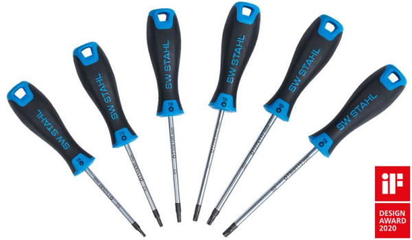 SW stalen schroevendraaierset, T-profiel, 6 stuks, 32812L