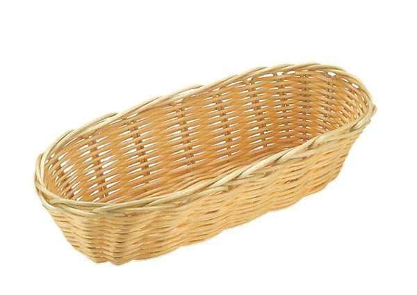 APS brood- en fruitmand, ovaal, 21 x 10 cm, hoogte: 6 cm, polypropyleen, lichtbeige, -BASIC-, 30282
