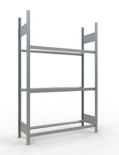 Schulte bandenrek, basisveld, 3 opslagniveaus, vakbreedte 1300 mm, 1360 x 436 x 2000 mm, 278847