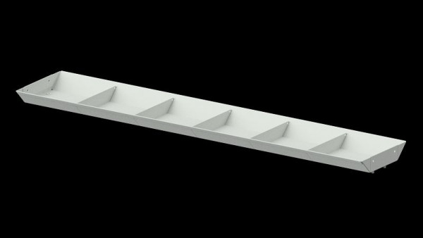 ANKE werkbanken, bovenblad, systeemopbouw, 1250 x 49 mm (AM 1211), RAL 7035, 960.851