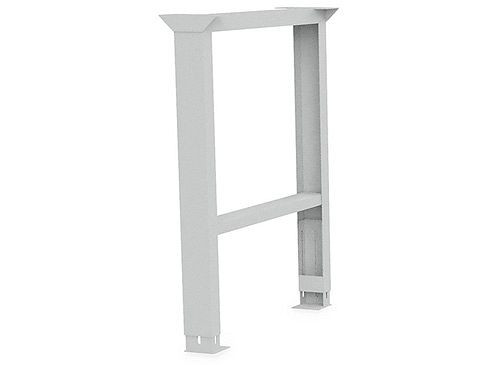 Bedrunka + Hirth onderstel van vierkante buis, 150 x 500 x 819-1019 mm, 03.50.02