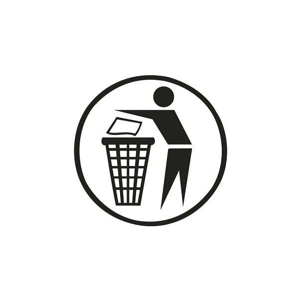 Schake sticker Saubermännchen zwart, 4021