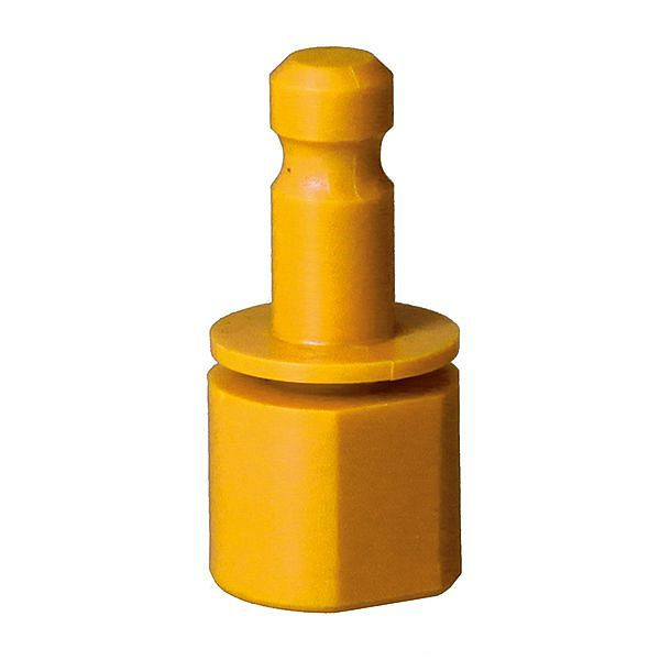 proNIVO adapter Leica met 3/8" binnendraad, geel, 218-4112-13