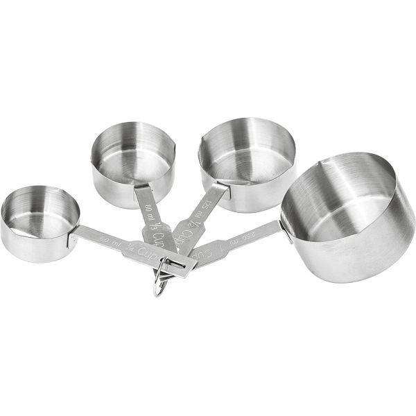 Stalgast maatlepelset 4 stuks, 0,06 tot 0,25 liter, KK1201002