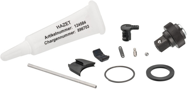 Hazet reserveonderdelenset ratelwiel met borging, 6,3 = 1/4", 863HPS/11
