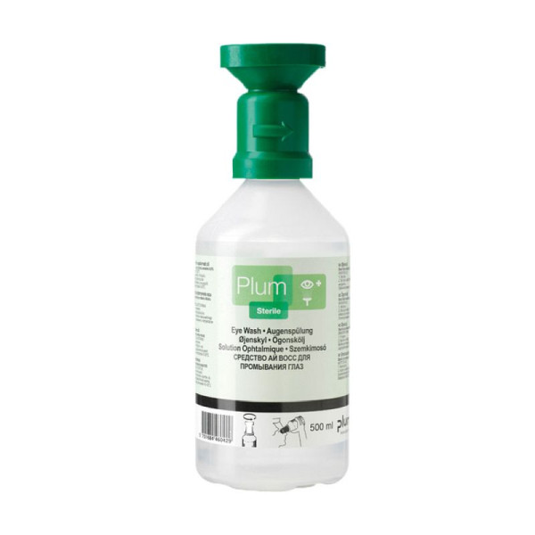Stein HGS HGS oogspoelfles -PLUM- met 0,9% natriumchloride-oplossing, 200 ml/ca. 2 minuten, 25957