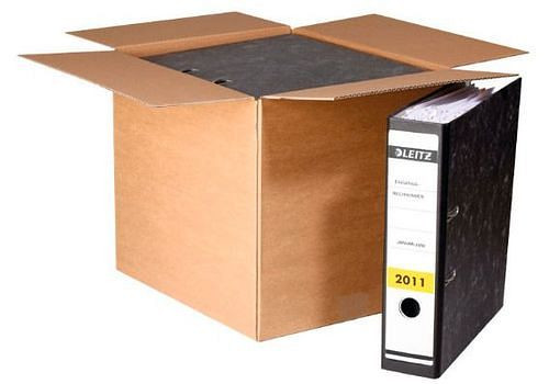TransPak golfkartonnen vouwdoos 2-wandig, binnenmaat 350 x 300 x 310 mm, kwaliteit 2.20BC, verpakking: 10 stuks, 299335