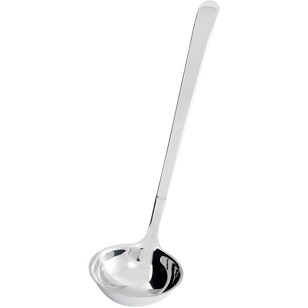 Stalgast soeplepel, hoogglans gepolijst, gemaakt uit één stuk, lengte handvat 31 cm, 0,08 liter, KK0605310
