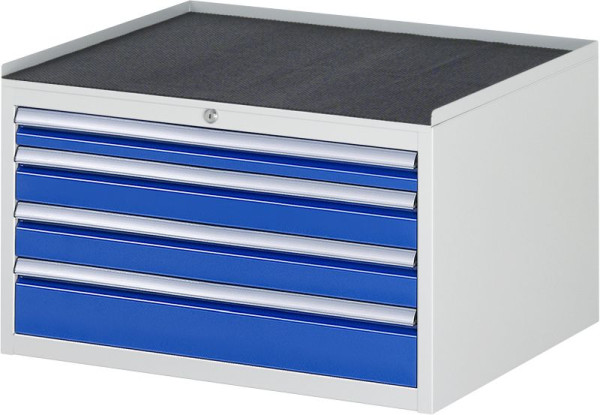 RAU ladekast serie 7000, B770 x D650 x H465mm, metalen steun, hoogte 25 mm, laden: 1xH60, 2xH90, 1xH120 mm, 13-XL2.7A-MT.11