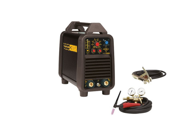 ELMAG Professional TIG DC lasinverter 'PFC', ELMAG WIN TIG 'DC' 180 M - ECO SET zonder stalen cilinder, 00326