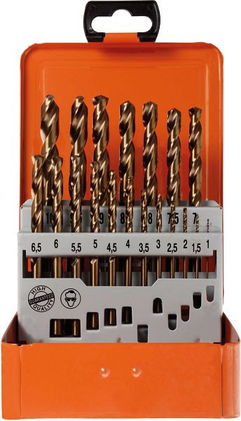 Projahn boorcassette HSS-Co 19 stuks 1-10 / 0,5 mm ECO, 60381
