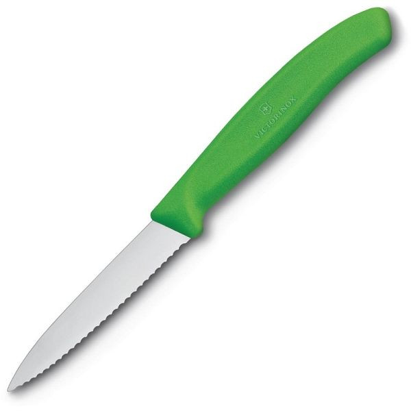 Victorinox schilmesje gekarteld groen 8cm, CP841
