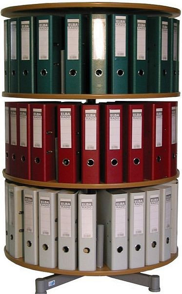 reef Folder kolom 3 verdiepingen afzonderlijk draaibaar beuken, RE081BB3