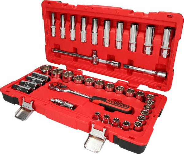 KS Tools 1/2CHROME+ dopsleutelset, 39-delig, 958.0639