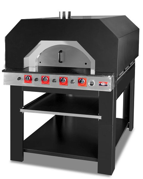 GMG gas pizzaoven Classic, 9x Ø 30cm, 34 kW, GAS, vuurvaste bodem, 1 bakkamer, PFG-TN1