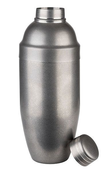APS shaker -CLASSIC-, Ø 9 cm, hoogte: 23 cm, 0,7 liter, RVS, antieke RVS look, 93366