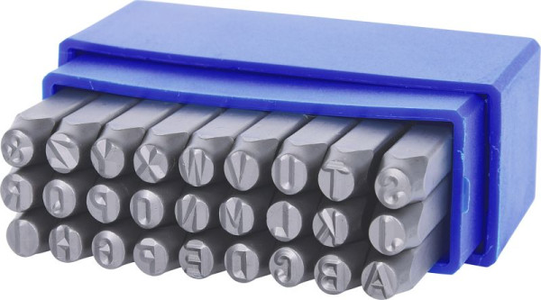 KS Tools brief-embossingstempelset, 27-delig, 156.0468