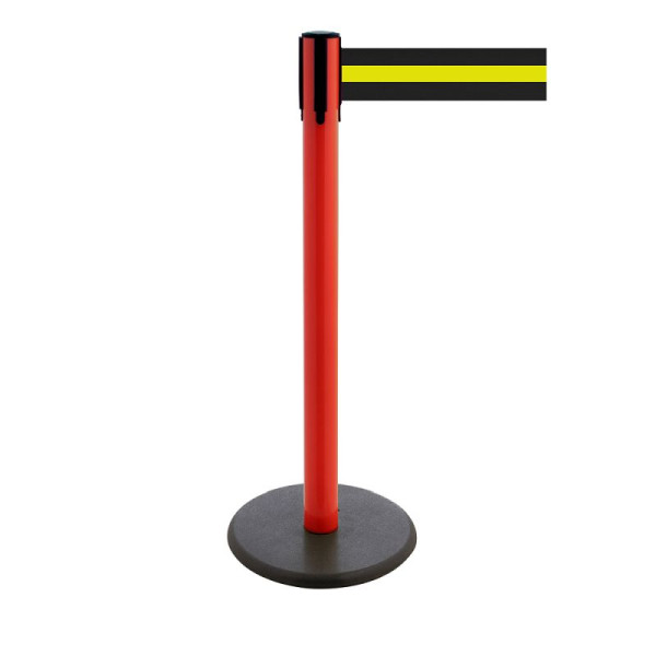 Stein HGS HGS personengeleidingssysteem -P-Line Premium-, rood, grijs, met riemeindstuk (standaard), riemlengte: 2,3 m, 34244d-0802