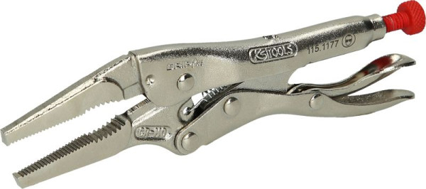 KS Tools tang met lange bekken, 125 mm, 115.1177