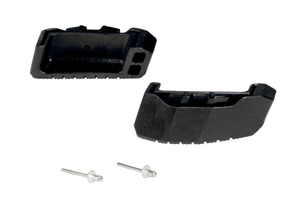 HYMER ladderschoenenset voor trapladders, voor railmaat 81 mm, 0053487