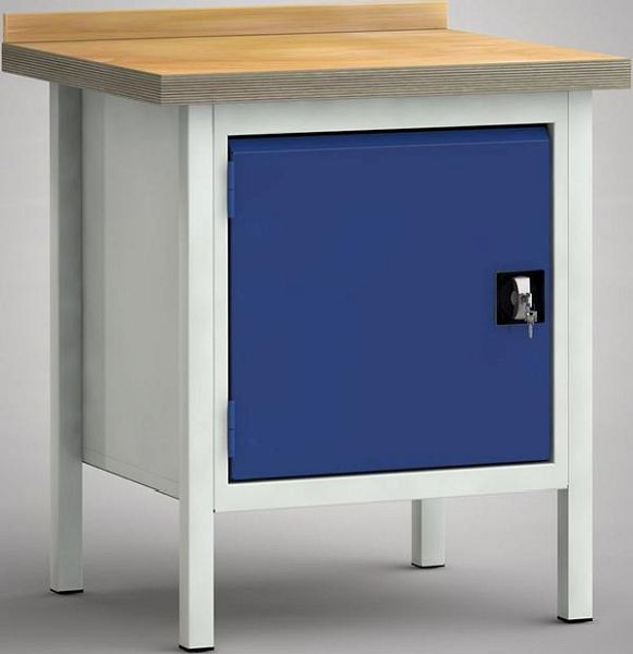 KLW standaard werkbank - 750 x 700 x 900 mm L x B x H (ERGO uitvoering), WS052E-0750M40-X7022