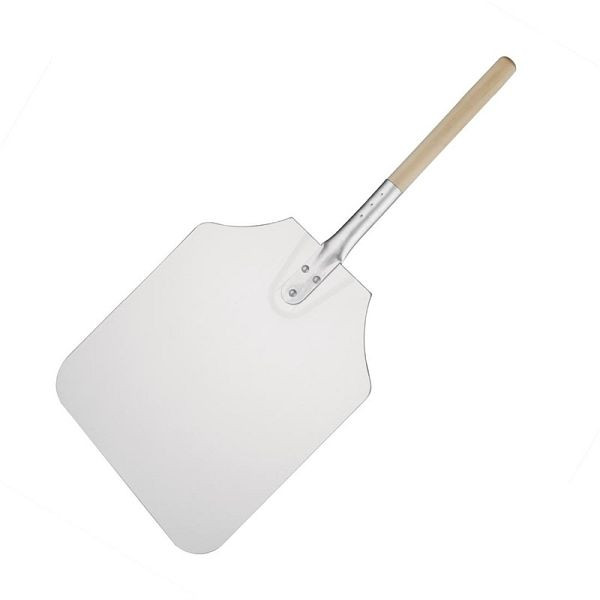 Vogue aluminium pizzaschep met houten handvat 30x35cm, GE208