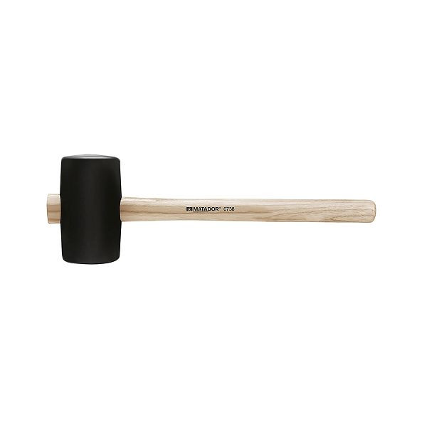 MATADOR rubberen hamer, DIN 5128 A, recht 0738
