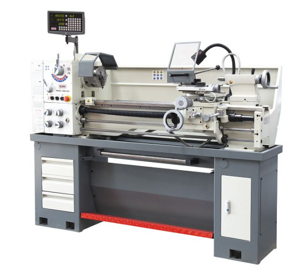 ELMAG universele draaibank, PROFI 1000/180 N-incl. RÖHM klauwplaat incl. spantang 3-assige positie-indicator 'SINO' incl. snelwissel stalen houder 'Set', 88153
