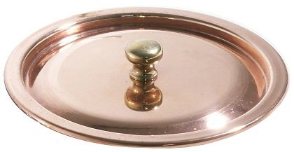 Contacto deksel voor koperen schalen 12 cm van koper/roestvrij staal, 8769/120