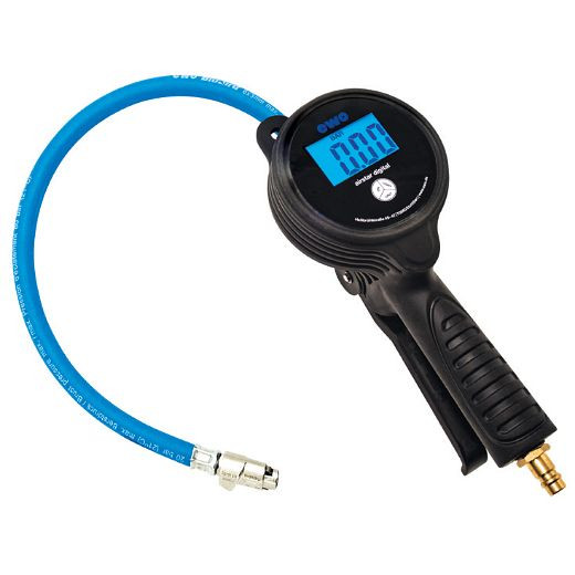 ELMAG PROFI bandenpomp met dubbele stekkers, model 80-EWO “digitaal”, 0-12 bar, 41042