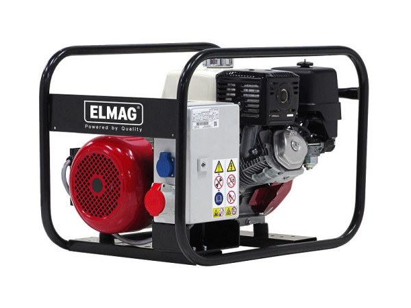 ELMAG stroomgenerator SEB 8000WD-IP54, met HONDA motor GX390, 53170