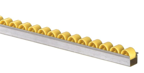 BS rollen rollenbaan met normale rollen diameter 28 mm, steek 100 mm, 415.003