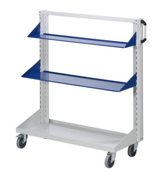ANKE base auto planken recht; 1250 x 1350 mm; RAL 7035/5010; met 1 x plank recht 250 mm; 1 x plank recht 350 mm