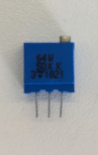 ELMAG trimmer - potentiometer, 50k_ ±10% 1/2W, 9505675