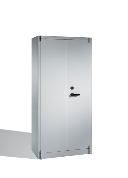 C+P brandwerende kast Certos, H1950xW930xD500mm, kleur: wit aluminium, dagschoot, 4 OH, 1170-200 S10010