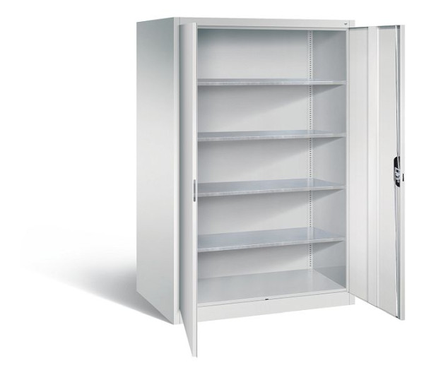 C+P gereedschapskast Acurado, H1950xB1200xD800mm, kleur: lichtgrijs, verzonken handgreep, 8934-00 S10194