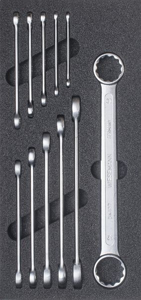 SW-Stahl werkplaatswagen serie, dubbele ringsleutel, 10 stuks, Z3013-5