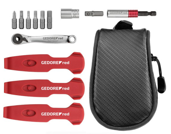 GEDORE rode fietsenset voor onderweg, 3300194