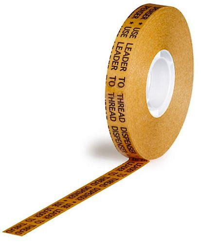 DENIOS transferplakband, voor veilig monteren, bevestigen en lijmen, 12 mm breed x 33 m, verpakking: 12 rollen, 299550