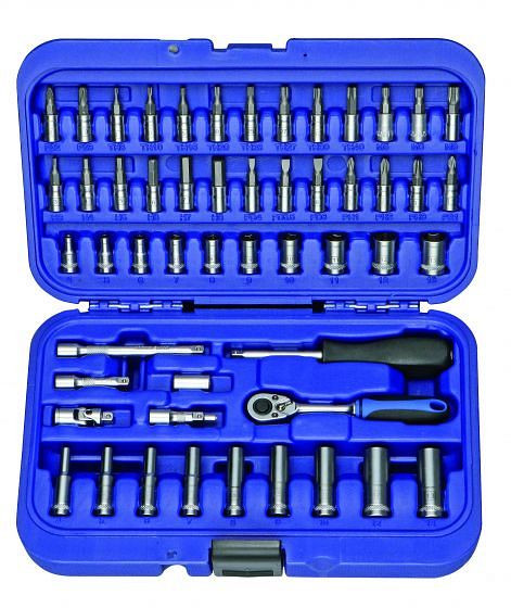 Boxo 1/4” dopsleutelset 52-delig, VE: 6-delig, BX140052