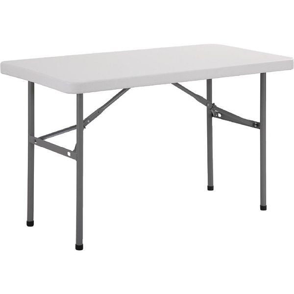Bolero rechthoekige klaptafel wit 122cm, U543