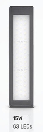 Hagnleone PLANONLIGHT LED 15W ZWART, 10488