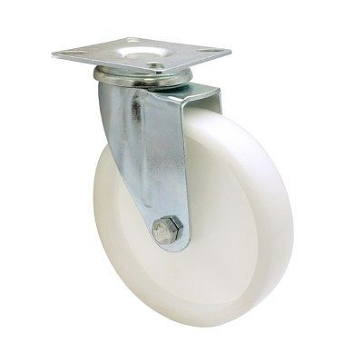 WAGNER Apparate-Lenkrolle Durchmesser 125mm, PP, Gleitlager, Tragkraft 90kg, VE: 4 Stück, 3162501