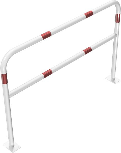 Schake buisbeugel van stalen buis Ø 48 x 2,5 mm met dwarsbalk voor plugbevestiging, totale breedte 1500 mm, totale hoogte 1000 mm, 448_63B