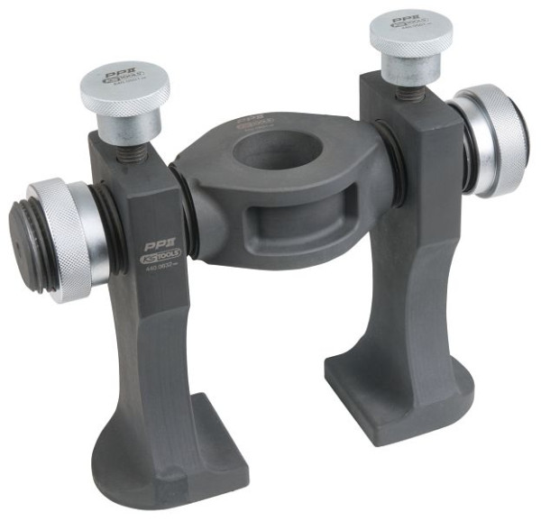 KS Tools universeel gereedschap voor het verwijderen van geschroefde wiellagers met 4 bouten, 7 stuks, 440.0655
