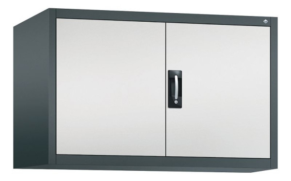 C+P bovenkast Acurado, H790xB1200xD600mm, kleur: antracietgrijs/lichtgrijs, verzonken handgreep, 9495-009 S10007